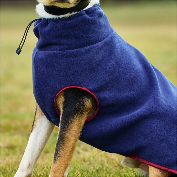 2025 Weatherbeeta Chaqueta De Piel Polares Para Perro Con Cremallera Comfitec 1003457 - Navy
